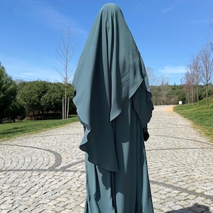 Abaya Set Hijab Khimar | Jilbab Islamic Modest Dress | Lightweight Breathable Summer | Ramadhan Eid Nikah Birthday Gift | TAWADHU ABAYA