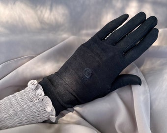 ISLAMIC GLOVES - Modest muslim woman black opaque gloves - hijaab niqaab