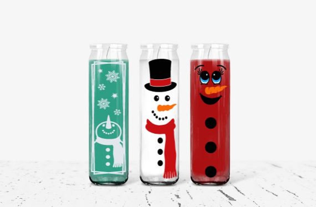 Christmas Prayer Candle Glass Container Candle Holiday Home Etsy