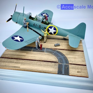 Accuscale Models 1/48 United States Navy (USN) World War II Aircraft Carrier Deck kit