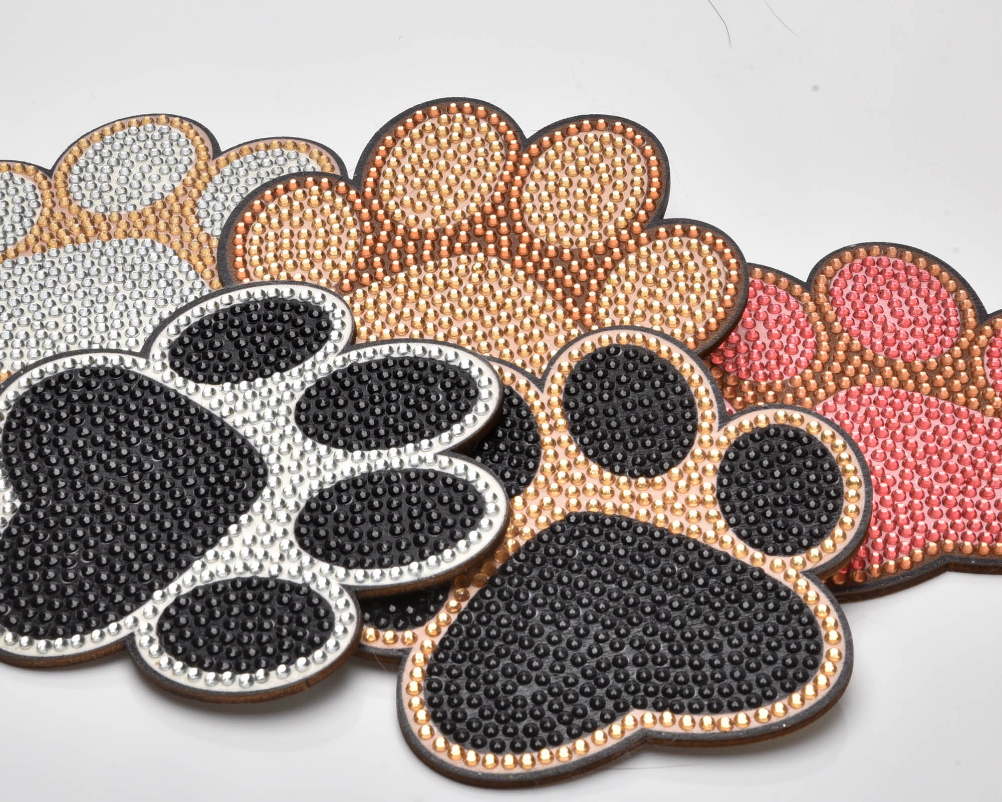 6 Pcs Mandala Pattern Diamond Painting DIY Coasters With Holder 