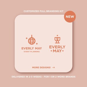 Logo Design, Business Logo Package, Photography Branding Kit Logo Design, Premade Logo Design, Event Planner Logo, Boutique Shop Branding
