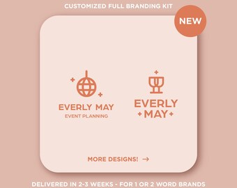 Logo Design, Business Logo Package, Photography Branding Kit Logo Design, Premade Logo Design, Event Planner Logo, Boutique Shop Branding