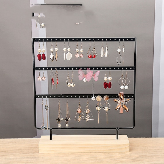 Earrings Organizer Earring Holder Jewelry Holder Jewelry Display Stand  Bridesmaid Gift Stud Earring Organizer Earring Rack 