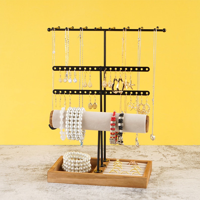 Metal Jewelry Display Rack Jewelry Stand Jewelry Organizer Etsy