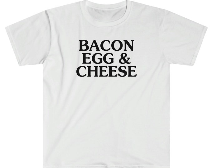 Bacon Egg and Cheese NYC New Yorker Bagel Hungover Hangover Sandwich Sub Foodie Food Unisex T-Shirt
