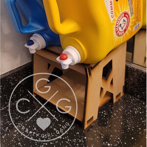 Angled Laundry Soap Shelf (SVG) - Digital Download, Laser File