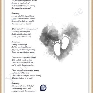 Oh Mommy by YourVoiceMyVerse | Downloadable Poem for Baby, New Baby Poem, Printable Baby Poem, Digital Baby Poem, Digital Printable PDF Poem