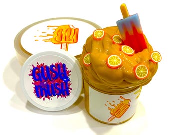 Creamsicle Slime Scented DIY Slime Kit Popsicle Charm