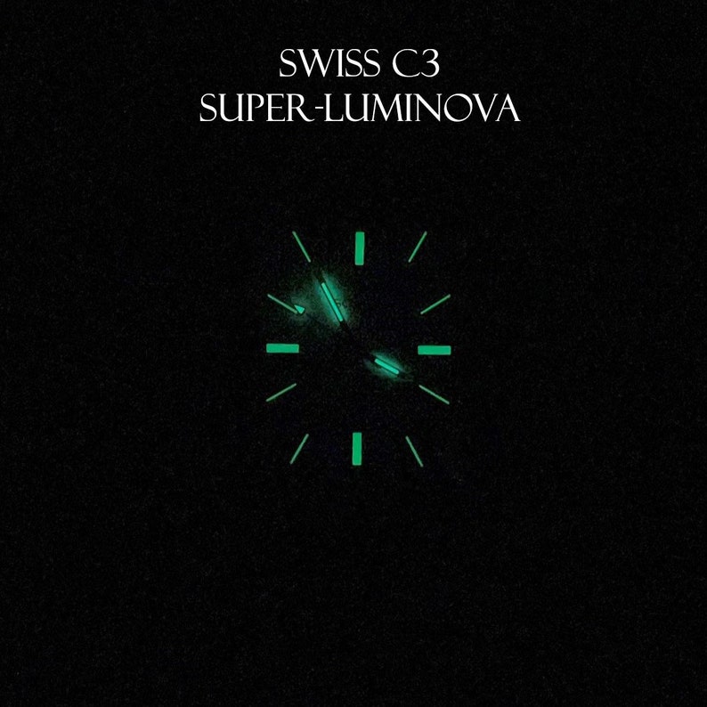 best lume on a watch - Swiss c3 super-luminova - Söner watches