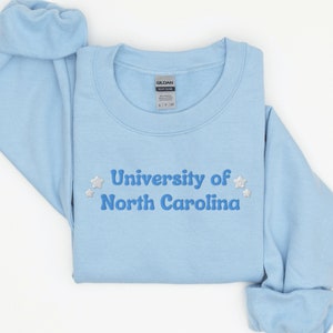 Custom University Sweatshirt Embroidered, Custom Crewneck Sweatshirt, College Sweater, Sorority Sweatshirt Embroidered