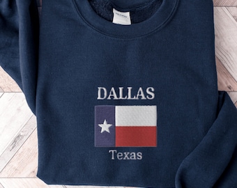 Bluza z haftem Dallas Texas