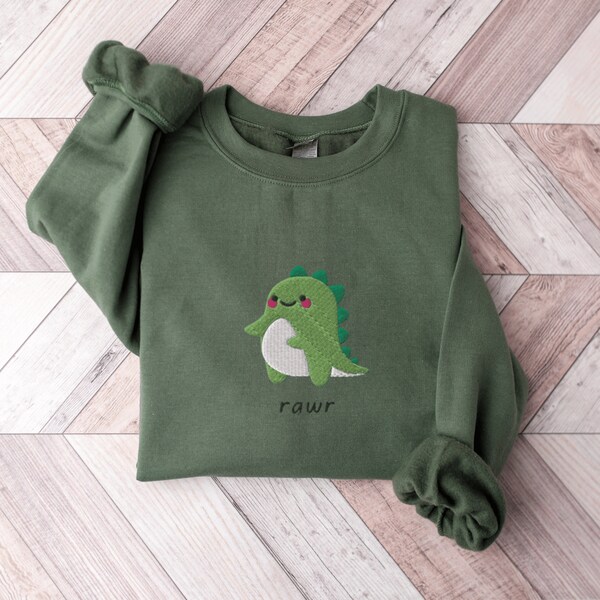 Dinosaur Sweatshirt Etsy