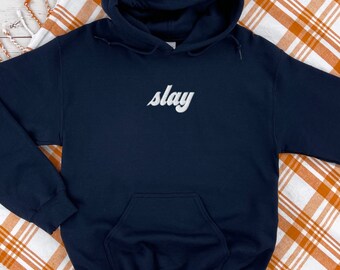 ★送料・関税込★YOUTHBATH★slay sweatshirt★ Slay Hoodie, Slay Hoodie Sweatshirt, Unisex Slay Hoodie