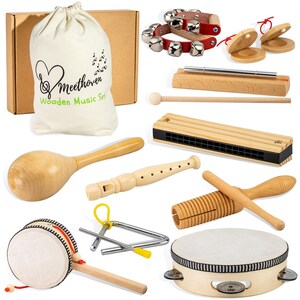 Childrens wooden musical sale instruments