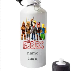 Roblox water bottle with free personalisation