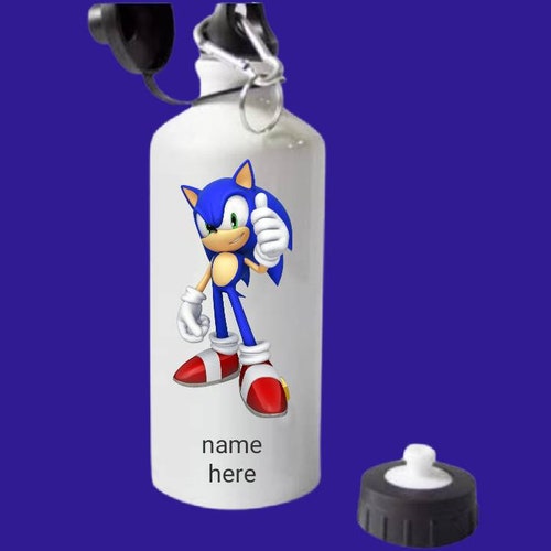 Sonic the Hedgehog Inspired Water Bottle. Great Idea for Kids Etsy UK