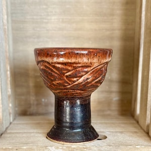 Hearthfire Chalice – Handcrafted Rustic Tavern Goblet