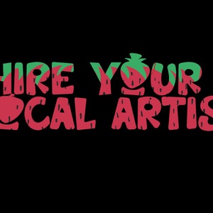 Hire Your Local Artist PNG,SVG,JPEG +