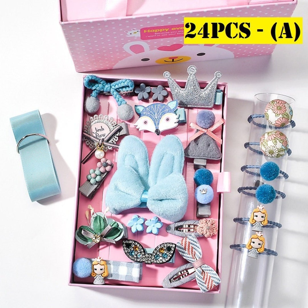 Hair Accessories Gift Set 24 PIECES Girl Hair Ties Hair Etsy