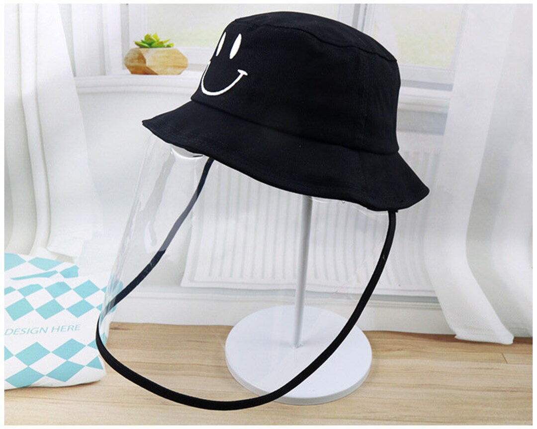 Children Face Bucket Hat, Toddler Hat, Detachable Shield Hat, Unisex Hat, Girl Hat, Boy Hat 5