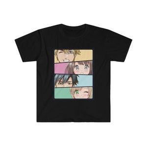 Anime face T-shirt, Japanese T shirt, Gift, Japan, Birthday gift