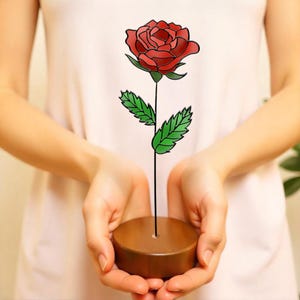 Personalized Birth Flowers Glass Art Suncatcher, Grandma&#39;s Garden Gift, Mother&#39;s Day Gift, Grandma Gift From Grandkids, home gifts for mom