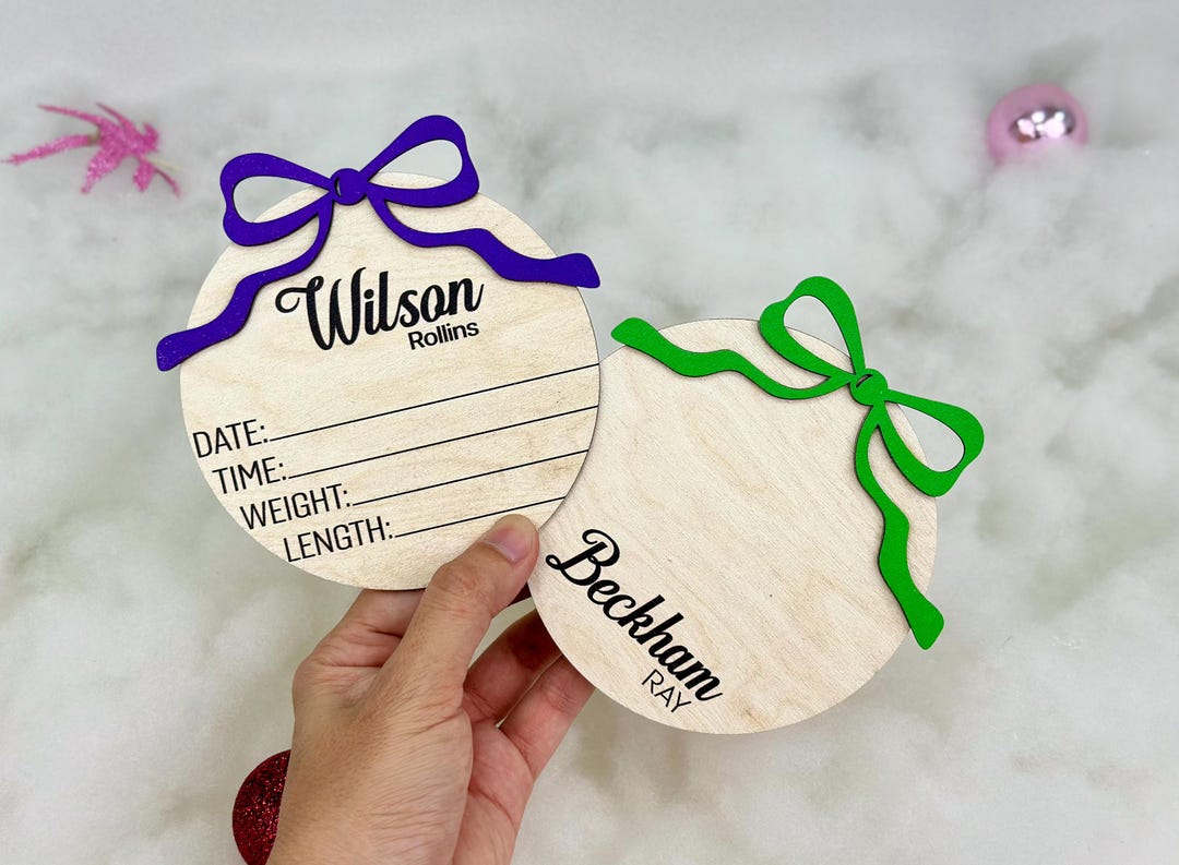 Personalized Baby Name Sign | Sign for Hospital Baby Announcement Sign ...