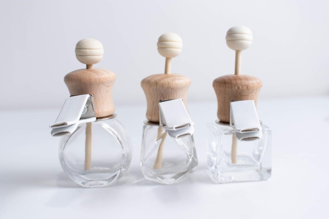 Inner Cap Reed Diffuser Side View Set of 3 Wood Cap Car Reed Diffuser, Aroma Bottle - Etsy