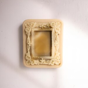 Rectangle Vintage Photo Frame Mold, Pottery Ceramics Frame Silicone ...