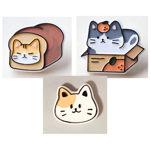 Set of 3 cat design molds,cat plaster mold,air freshener mold, mold for gypsum resin jesmonite,gift making silicone mold, ships from Korea*