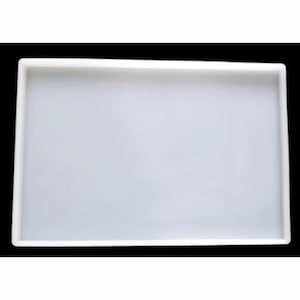 Big size simple tray mold, large rectangle tray mold,silicone tray mold for resin,large tray mold canada,rolling tray mold,ships from Korea