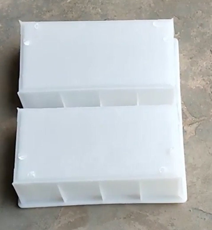 2 Cavity Cement Plastic Mold Concrete Brick Mold Path Maker Pavement