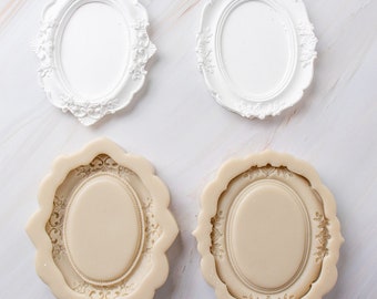 Antique European Style Tray Mold, Candle Holder, Picture Frame, Wedding Gift Making