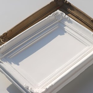 198mm Rectangle Vintage Photo Frame Mold, Pottery Ceramics Frame ...