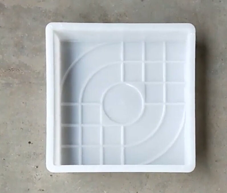30x30x5cm Square Cement Plastic Mold Concrete Brick Mold Path Maker ...