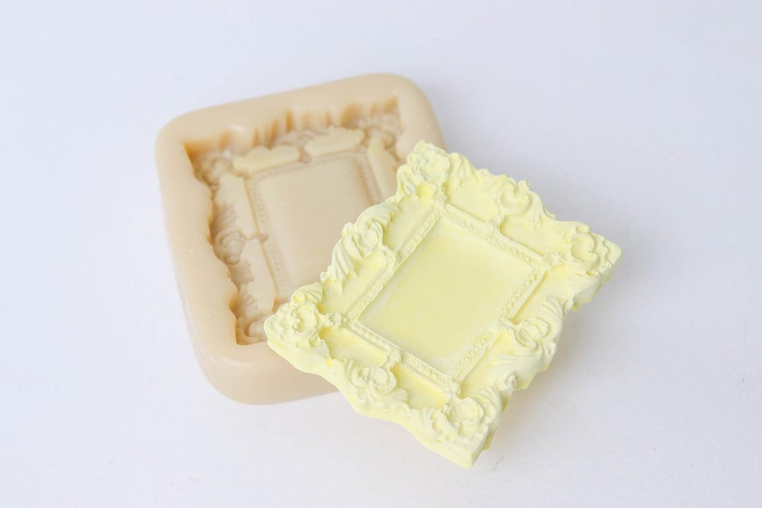 Antique Mini Photo Frame Mold, Rectangle Frame Silicone Mold, Picture ...
