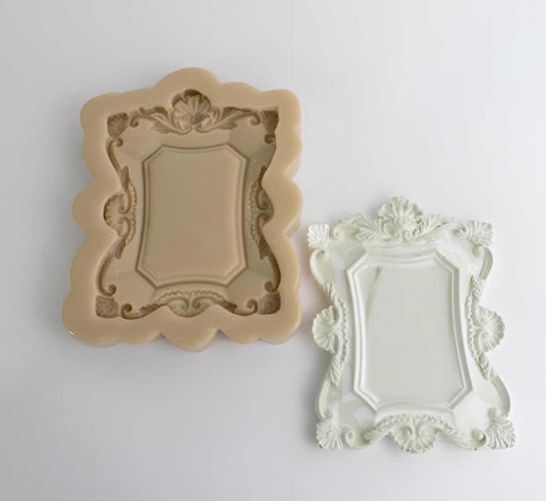 Victorian Style Vintage Rectangle Picture Frame Mold, Antique Phote ...