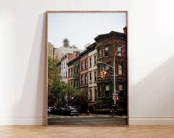 NYC Upper East Side Brownstones Digital Download | New York City Photography | Printable Wall Art | Instant Download