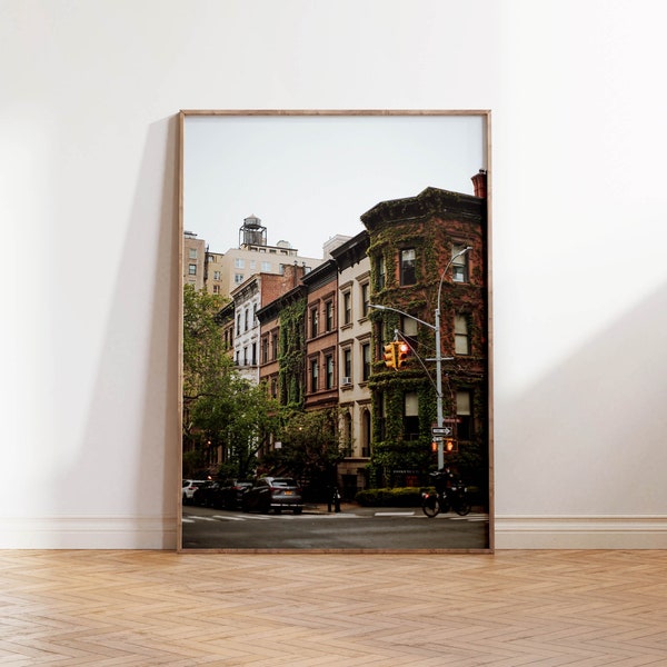 NYC Upper East Side Brownstones Digital Download | New York City Photography | Printable Wall Art | Instant Download