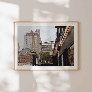 NYC West Village &quot;Village Cigars&quot; Sign Digital Download | New York City Photography | Printable Wall Art | NYC Home Decor | Instant Download