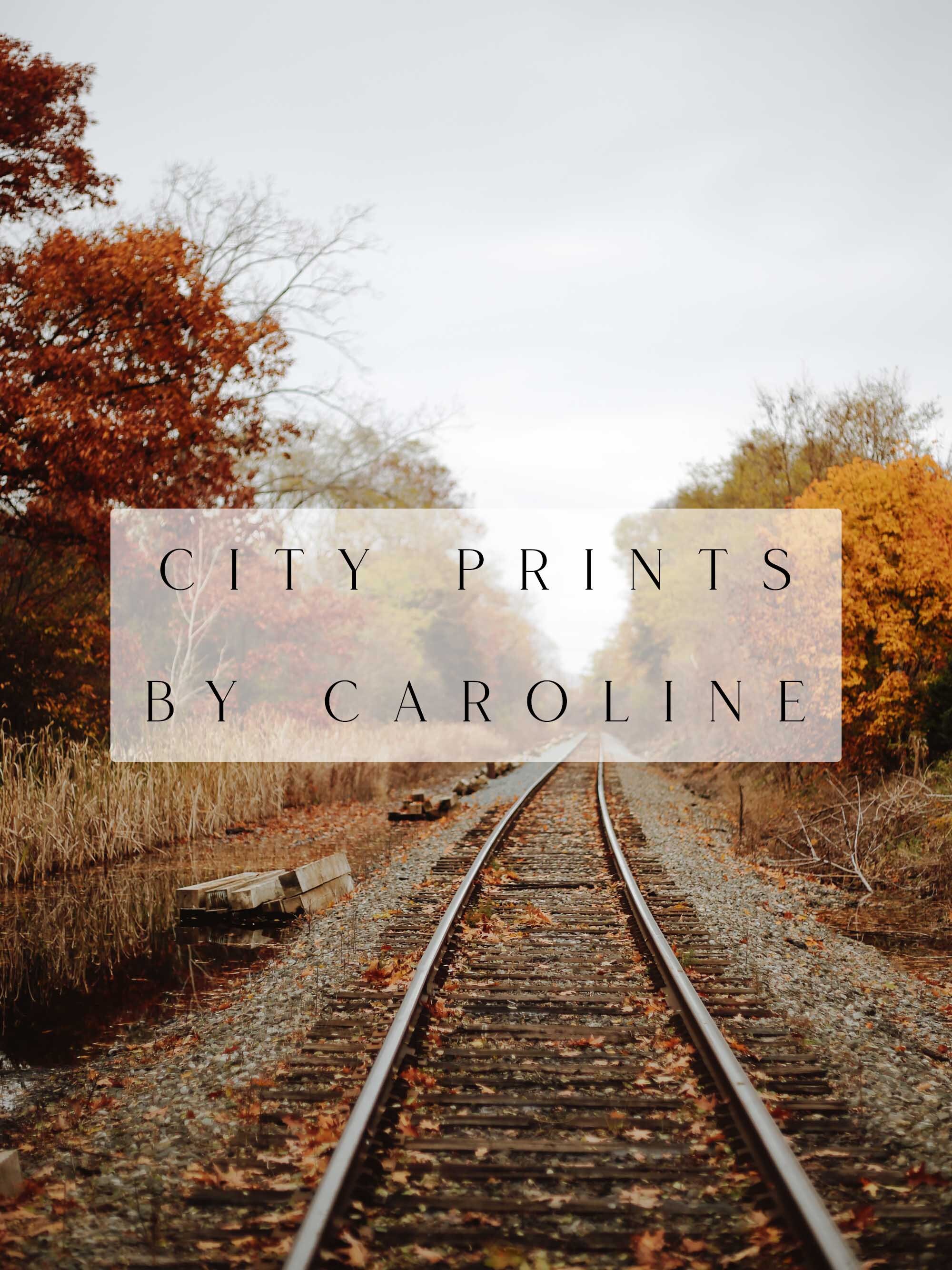 Autumn Train Tracks Digital Download | Fall Home Decor | Nature ...