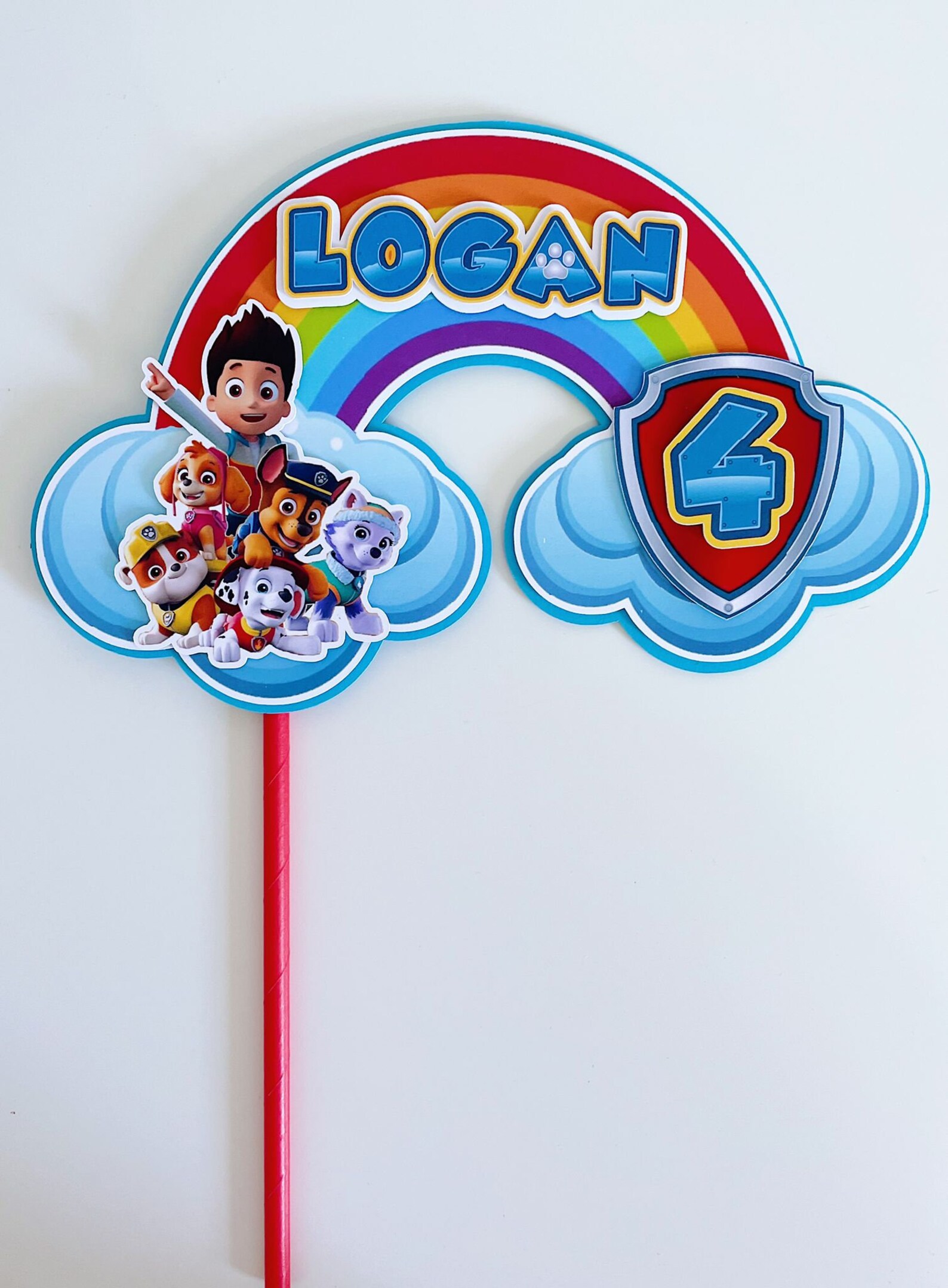 Paw Patrol cake topper / personalizado cualquier nombre y edad Etsy México