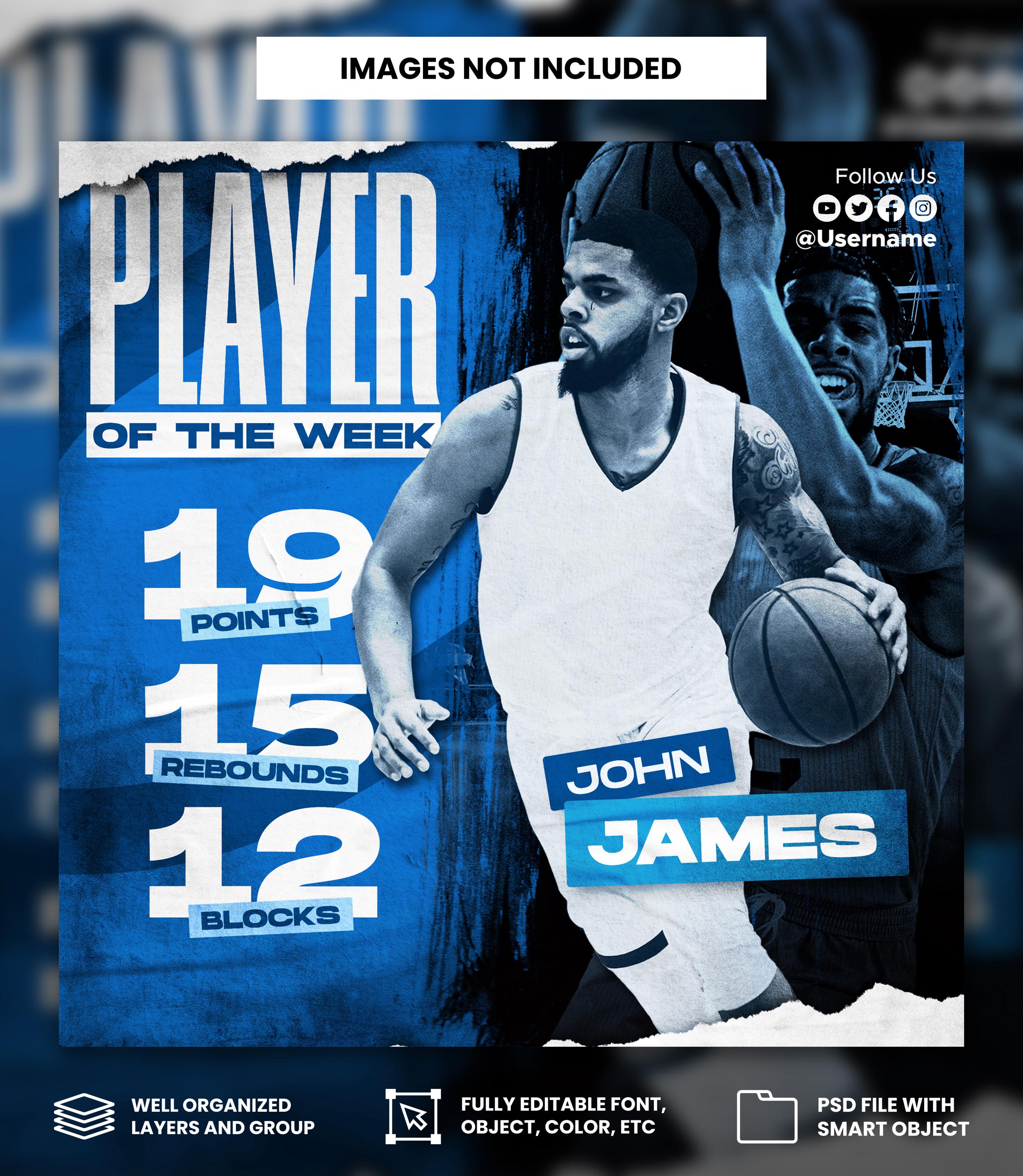 12 Photoshop Sports Social Media Templates - Gameday, Final Score ...