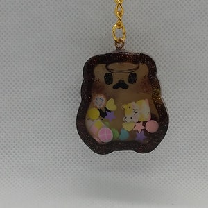 Kawaii Huey Hamster resin shaker charm