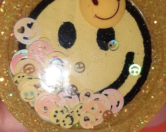 Large Smiley Face Shaker Magnets---you choose