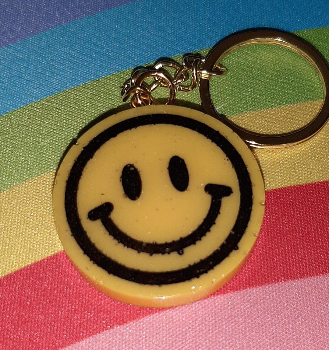 Smiley Face Keychains III C1-C10: You Choose - Etsy
