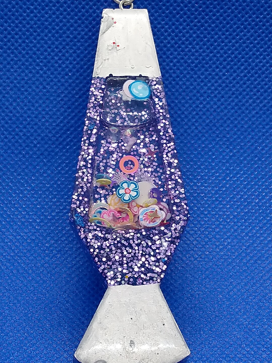 Lava Lamp Resin Shaker Keychain Etsy