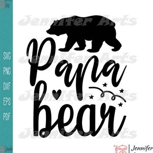 Papa Bear Silhouette Svg