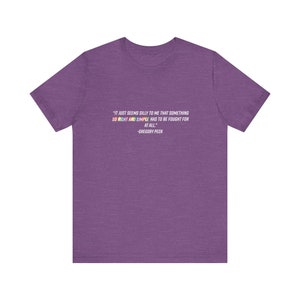 Gregory Peck Pride Unisex Jersey Short Sleeve Tee